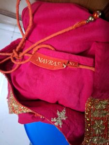 Pink Embroidered Kurti