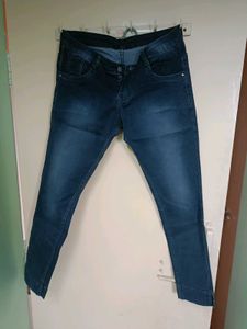 Greenish Monkey Wash Smooth Jeans