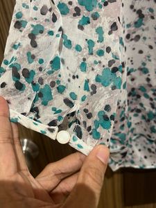 Abstract Print Blouse