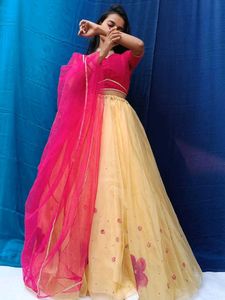 Organza Lehanga