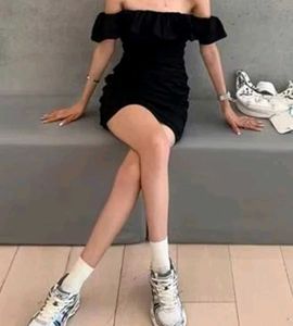 Off-Shoulder Mini Dress