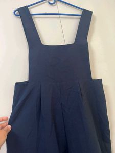 Navy Blue Overalls Jumpsuit