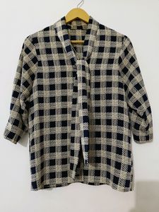 Printed Formal Top
