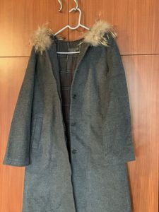 Cozy Gray Wool Coat