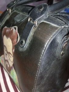 Stylish Bag For Girls Custom Painted Satchel