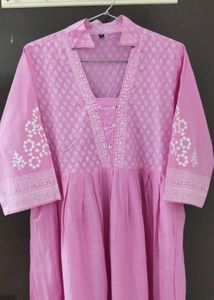 New Unused PureCotton Anarkali Suit