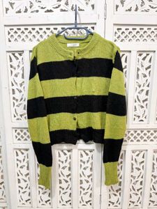 🎀Imported Striped Knit Cardigan B
