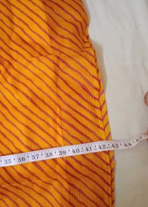 Striped Yellow Kurta