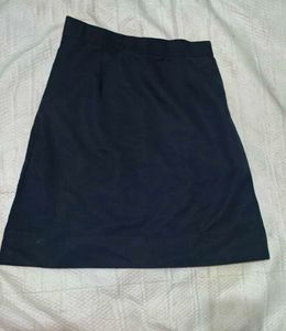 Gray A-Line Skirt