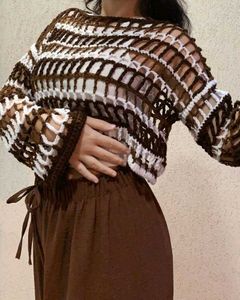Crochet Knit Top