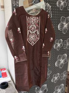 Brown stylish Kurti