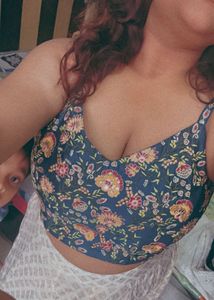 Embroidered Crop Top &amp; Palazzo Set