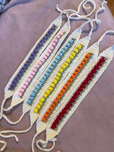 Crochet Tulip Headbands