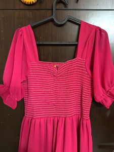 Tiered Pink Dress