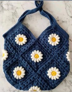 Daisy Crochet Handbag