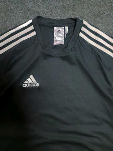 Adidas Black &amp; White Climalite T-Shirt Jersey