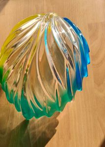 Mikasa Walther Glass Frosted Germany Display Bowl