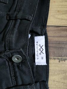 Denim &amp; Black Shorts Combo
