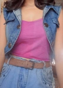 Denim Vest Jacket