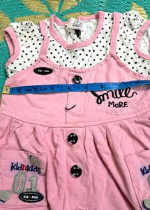 Baby Frock  Pink  .