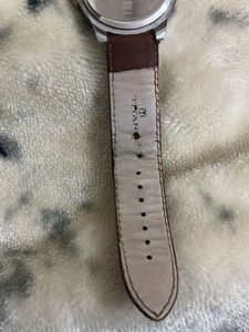 Titan Brown Leather Watch