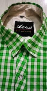 green check shirt 💚