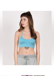 NIKEWomen Sports Lightly Padded Bra (Blue)