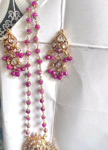 Fancy Necklace Set With Earrings