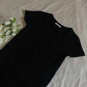 MANGO Solid denim And Tees 🐈‍⬛one Piece