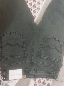 Stylish Olive Green Jeans