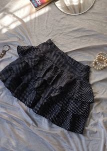 Y2k Polka Dots Skirt🖤🌸