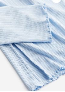 Blue Off-Shoulder Top