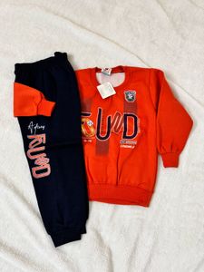 Kids' Red & Blue Tracksuit Set