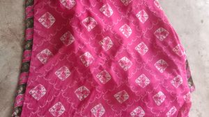 Pink Colour Unused Saree