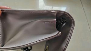 Quilted Lilac Crossbody Bag