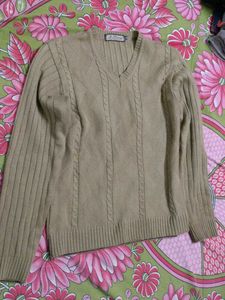 Brown Tan Wool Sweater 🤎