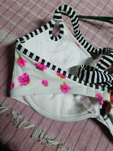 Floral Bikini Top 34D