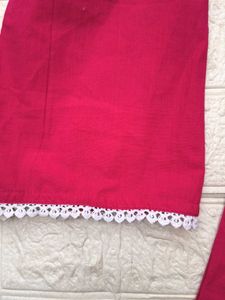 Rose Pink Short Kurti 🎀