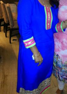 Blue &amp; Colorful Kurta