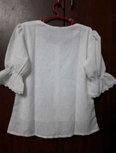 Western Women Chikan Net Top