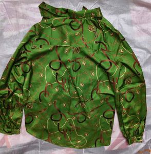 Vero Moda Abstract Print Green Women