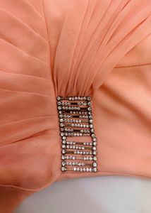 Peach Color Designer Dress