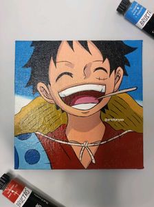 Luffy Canvas Painting