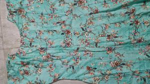 New Floral Print Kurta