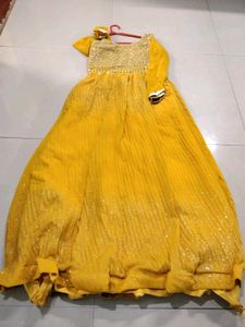 Yellow Ethnic Gown