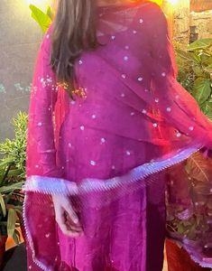 Embroidered Salwar Suit Set with Dupatta