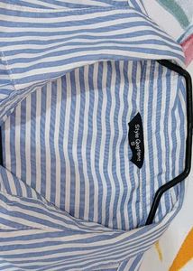 Striped Blue &amp; White Shirt