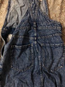 H&amp; M Denim Dungaree Jumpsuit