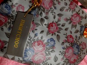 Printed  Grey Tote Bag