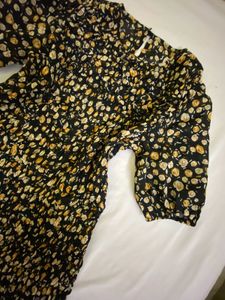 Floral Print Mini Dress Bust 36